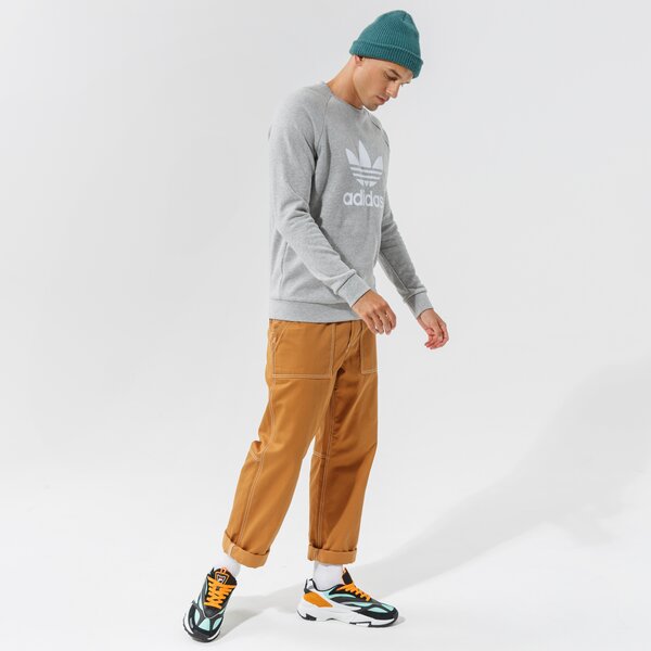 Vīriešu džemperis ADIDAS DŽEMPERIS TREFOIL CREW h06650 krāsa pelēka