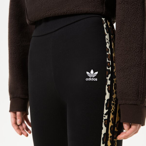 Sieviešu bikses ADIDAS LEGGINGS 3 STRIPES TIGHT hb4767 krāsa melna