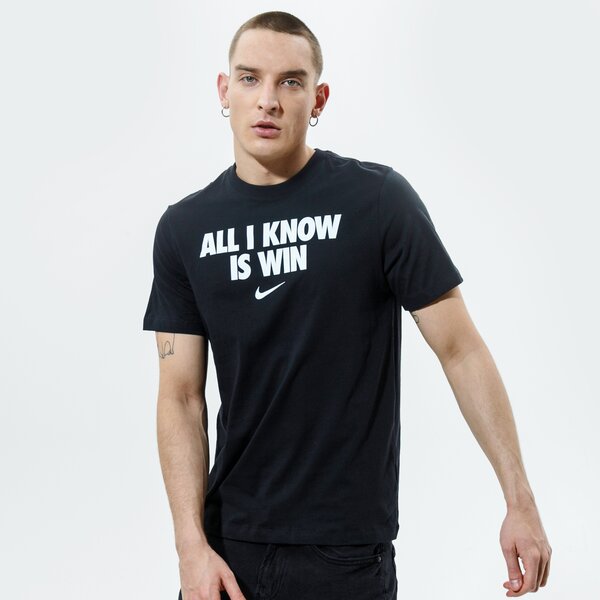 Vīriešu t krekli NIKE T-KREKLS "ALL I KNOW IS WIN" NBA dd0773-010 krāsa melna