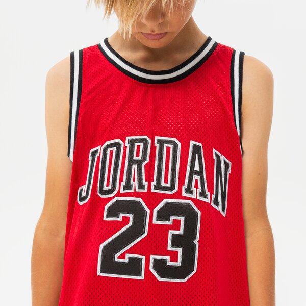 T krekli bērniem JORDAN T-SHIRT JORDAN 23 JERSEY B 95a773-r78 krāsa sarkana
