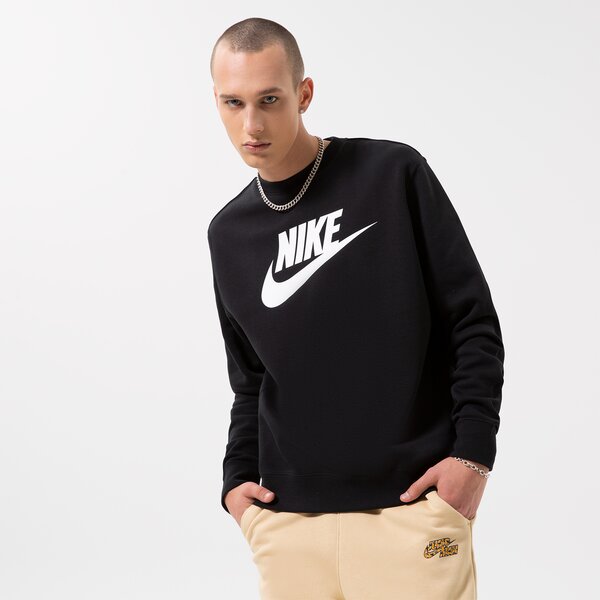 Vīriešu džemperis NIKE DŽEMPERIS NIKE SPORTSWEAR CLUB CREW dq4912-010 krāsa melna