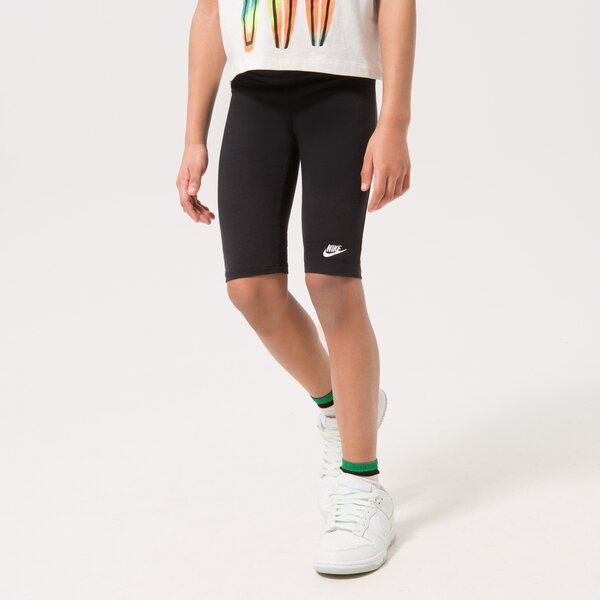 Bērnu šorti un kleitas NIKE ŠORTI SPORTSWEAR GIRL da1243-010 krāsa melna