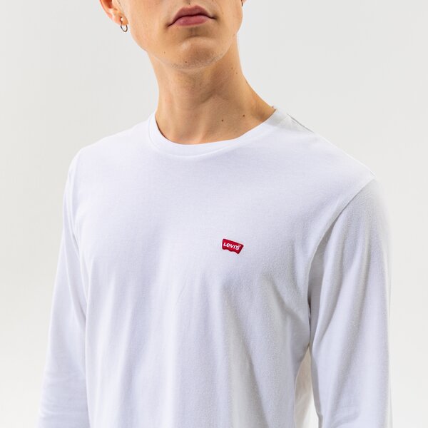 Vīriešu t krekli LEVI'S T-SHIRT LS ORIGINAL HM TEE 728480000 krāsa balta