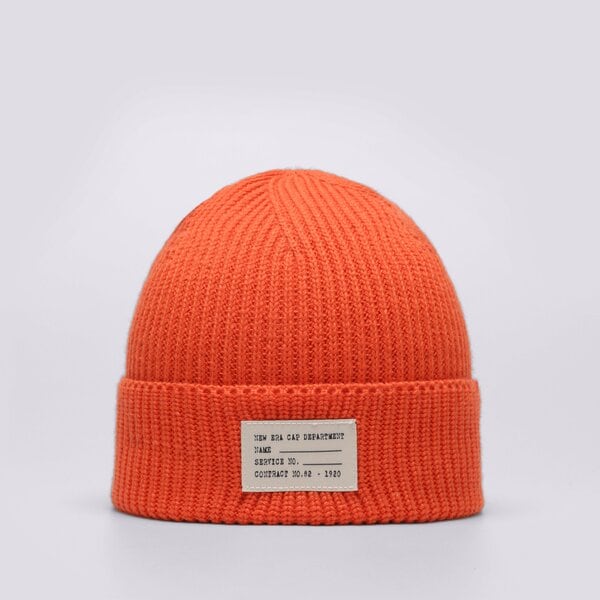 Vīriešu ziemas cepure NEW ERA CEPURE WOOL MIX WATCH BEANIE NEW ERA ORG 60285123 krāsa oranža