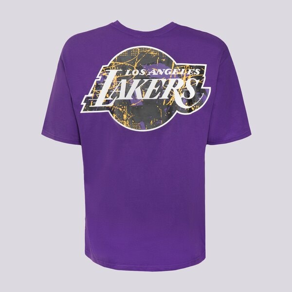 Vīriešu t krekli NEW ERA T-SHIRT INFILL TEAM LOGO OS LAKERS LOS ANGELES LAKER 60332134 krāsa violeta