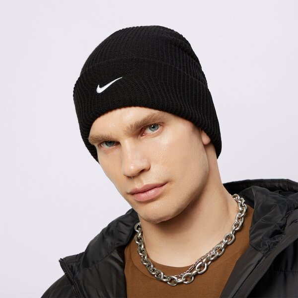 Sieviešu ziemas cepure NIKE CEPURE U NSW BEANIE UTILITY SWOOSH dv3342-010 krāsa melna