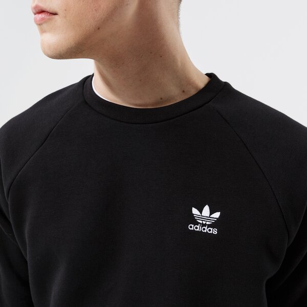 Vīriešu džemperis ADIDAS DŽEMPERIS ESSENTIAL CREW h34645 krāsa melna