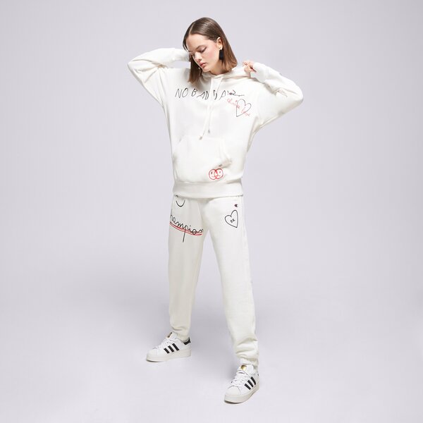 Sieviešu džemperis CHAMPION  DŽEMPERIS AR KAPUCI  HOODED SWEATSHIRT 116274ww036 krāsa balta