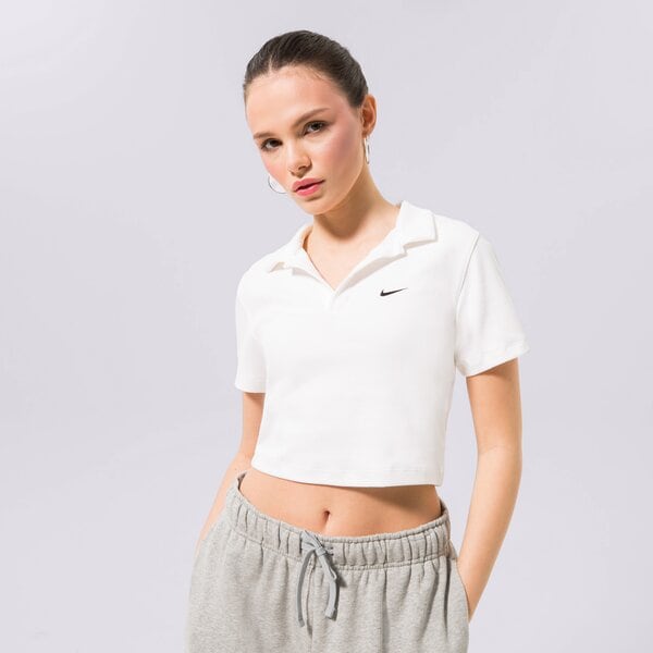 Krekli sievietēm NIKE T-SHIRT W NSW ESSNTL SS POLO TOP dv7884-100 krāsa balta