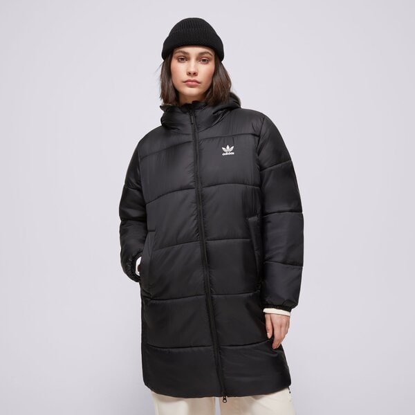 Sieviešu ziemas jaka ADIDAS MĒTELIS LONG PUFFER iw5858 krāsa melna