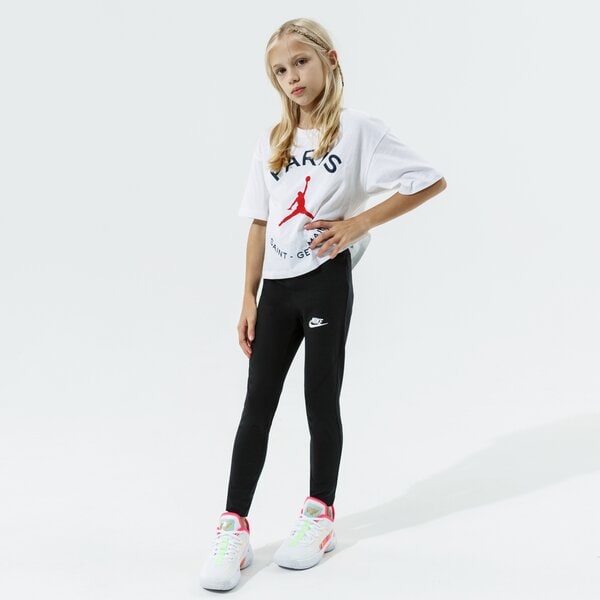 Bērnu bikses NIKE LEGGINGS SPORTSWEAR G GIRL cu8248-010 krāsa melna