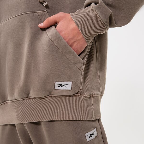 Vīriešu džemperis REEBOK  DŽEMPERIS AR KAPUCI    CLASSIC NATURAL DYE HOODIE hm5361 krāsa brūna