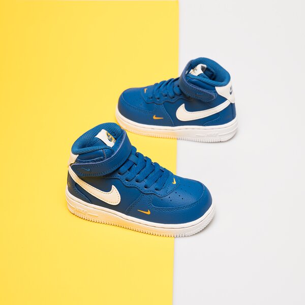 Sporta apavi bērniem NIKE AIR FORCE 1 MID ENTRY SE (TD)  fj2894-400 krāsa zila