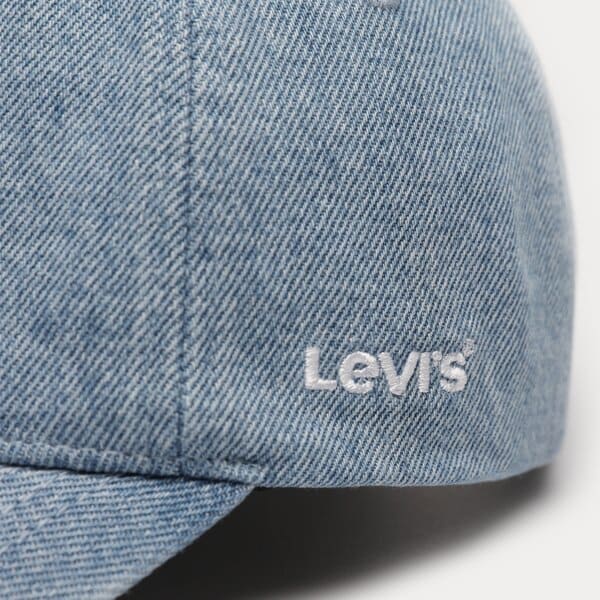 Sieviešu cepure ar nagu LEVI'S CEPURE ESSENTIAL CAP d75890003 krāsa zila