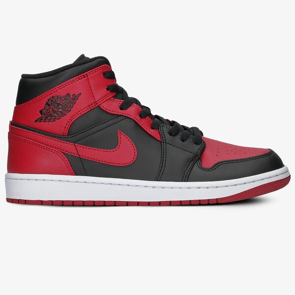 Sporta apavi vīriešiem AIR JORDAN 1 MID 554724-074 krāsa sarkana