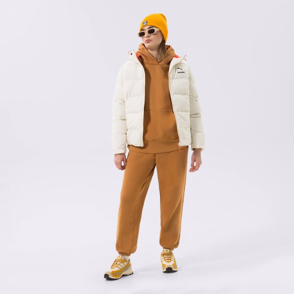 Sieviešu bikses PUMA BIKSES PUMA INFUSE SWEATPANTS 535644-74 krāsa sinepju dzeltenā