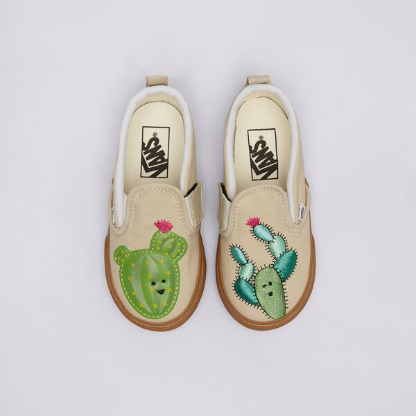 Sporta apavi bērniem VANS SLIP-ON CACTUS vn000cpsgrn1 krāsa bēša