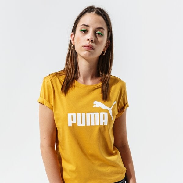 Krekli sievietēm PUMA T-SHIRT ESS LOGO TEE (S) - MINERAL YELLOW 58677537 krāsa dzeltena