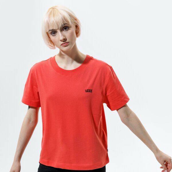 Krekli sievietēm VANS T-SHIRT WM JUNIOR V BOXY HOT CORAL vn0a4mfllm31 krāsa oranža