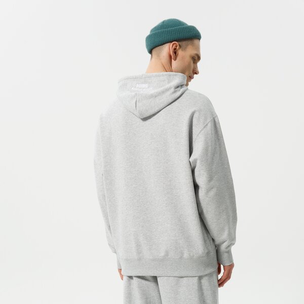 Vīriešu džemperis PUMA  DŽEMPERIS AR KAPUCI  PUMA X GARFIELD HOODIE 534435 04 krāsa pelēka