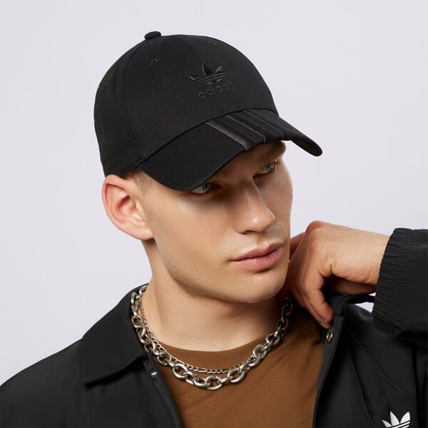 Vīriešu cepure ar nagu ADIDAS-CEPURE CAP ii0702 krāsa melna