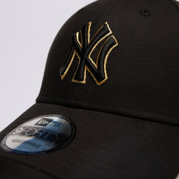 Sieviešu cepure ar nagu NEW ERA CEPURE METALLIC OUTLINE 940 NYY NEW YORK YANKEES 60435135 krāsa melna