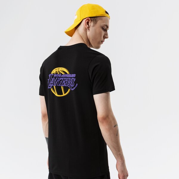 Vīriešu t krekli NEW ERA T-SHIRT NBA NEON TEE LOSLAK BLK 12827210 krāsa melna