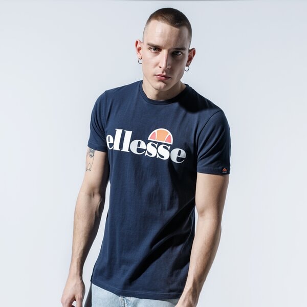 Vīriešu t krekli ELLESSE T-SHIRT SL PRADO NAVY shc07405429 krāsa tumši zila