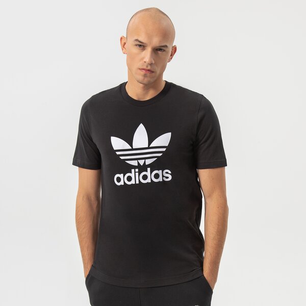 Vīriešu t krekli ADIDAS T-KREKLS TREFOIL h06642 krāsa melna