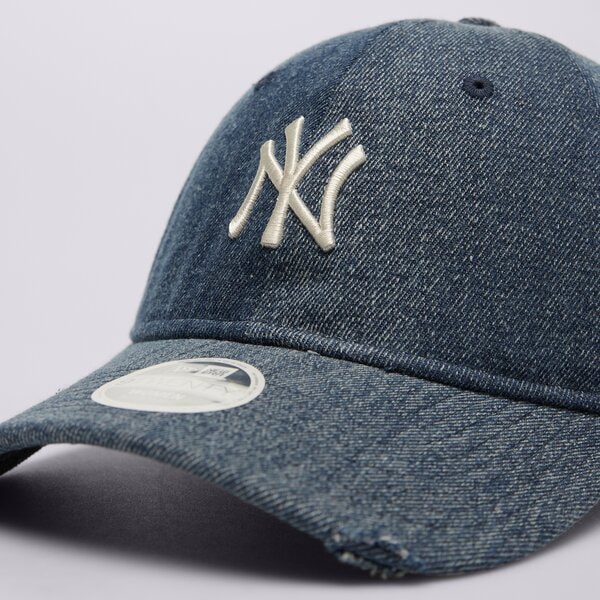 Sieviešu cepure ar nagu NEW ERA CEPURE WMNS ACID DENIM 920 NYY NEW YORK YANKEES 60595375 krāsa tumši zila