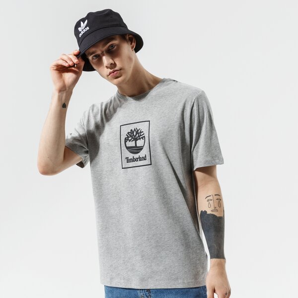Vīriešu t krekli TIMBERLAND T-SHIRT TREE LOGO TEE MEDIUM GREY HEATHER tb0a5pjv0521 krāsa pelēka