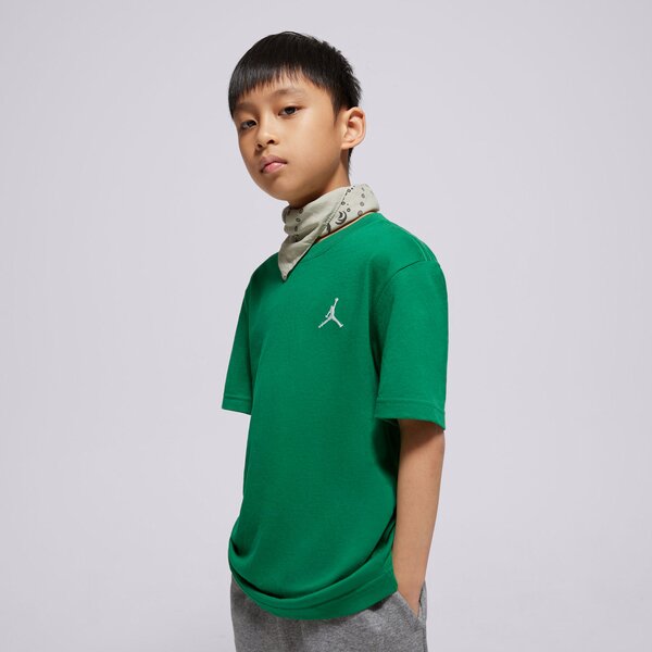 T krekli bērniem JORDAN T-SHIRT JDB JUMPMAN AIR EMB BOY 95d266-e1p krāsa zaļa