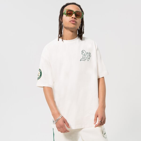 Vīriešu t krekli NEW ERA T-SHIRT HERITAGE OS ATHLETICS OAKLAND ATHLETICS 60332214 krāsa balta