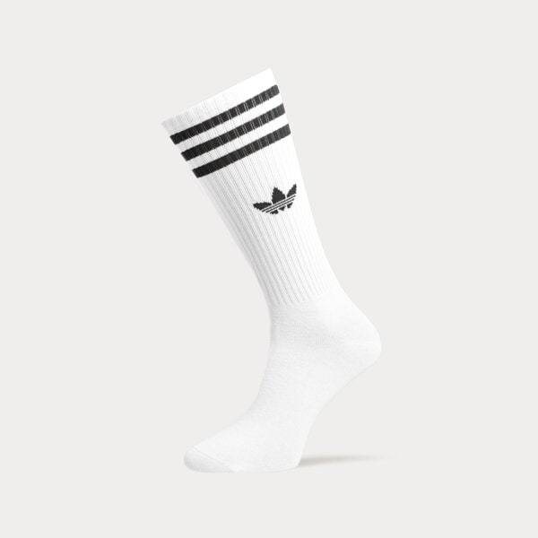 Sieviešu zeķes ADIDAS ZEĶES 3-PACK SOLID SOCKS HIGH CREW ij0734 krāsa balta