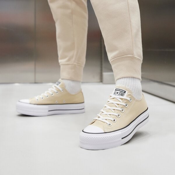 Sporta apavi sievietēm CONVERSE CHUCK TAYLOR ALL STAR LIFT a03542c krāsa bēša