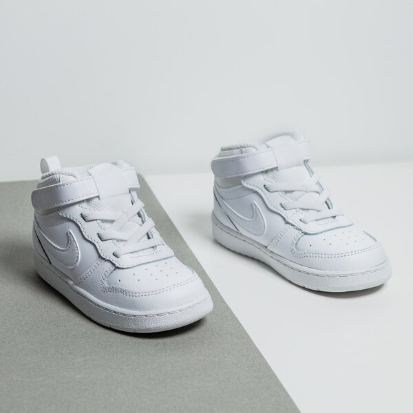 Sporta apavi bērniem NIKE COURT BOROUGH MID 2 cd7784-100 krāsa balta