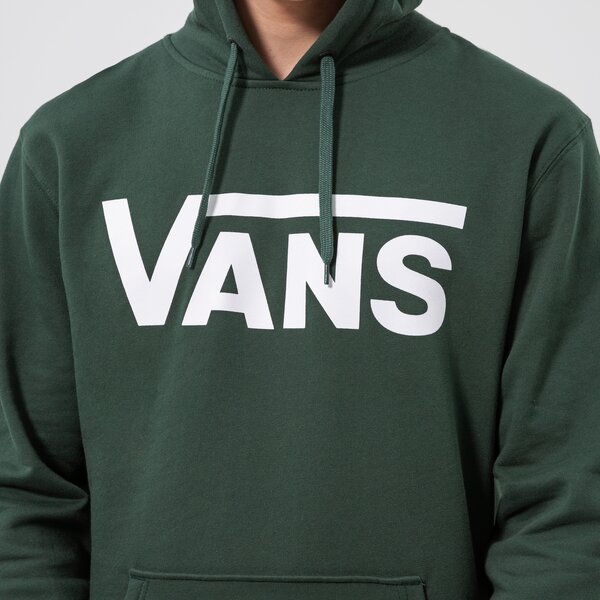 Vīriešu džemperis VANS  DŽEMPERIS AR KAPUCI    MN VANS CLASSIC PO HOODIE II vn0a456b4cl krāsa zaļa