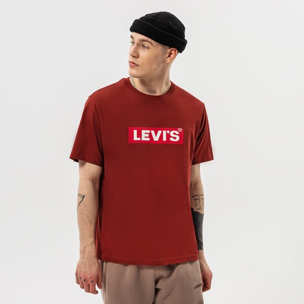 Vīriešu t krekli LEVI'S T-SHIRT MT-GRAPHIC TEES a2082-0049 krāsa bordo