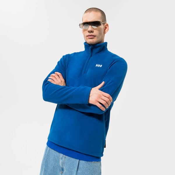 Vīriešu džemperis HELLY HANSEN DŽEMPERIS DAYBREAKER 1/2 ZIP FLEECE 50844606 krāsa tumši zila