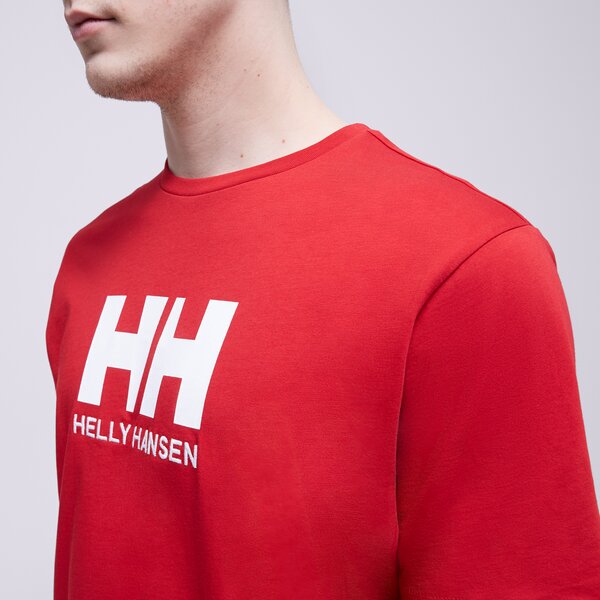 Vīriešu t krekli HELLY HANSEN T-SHIRT HH LOGO 33979163 krāsa sarkana