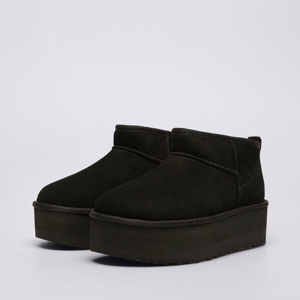 Casual sievietēm UGG CLASSIC ULTRA MINI PLATFORM 1135092-blk krāsa melna