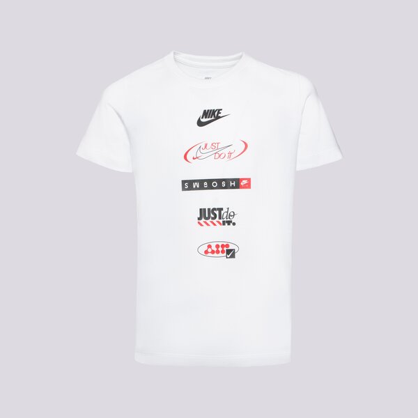 T krekli bērniem NIKE T-SHIRT K NSW TEE LOGOS BOY hm5662-100 krāsa balta