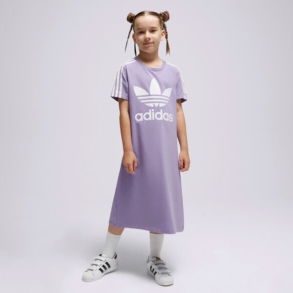 Bērnu šorti un kleitas ADIDAS KLEITA ADICOLOR SPORTA KOSTIMSS GIRL ic3112 krāsa zila