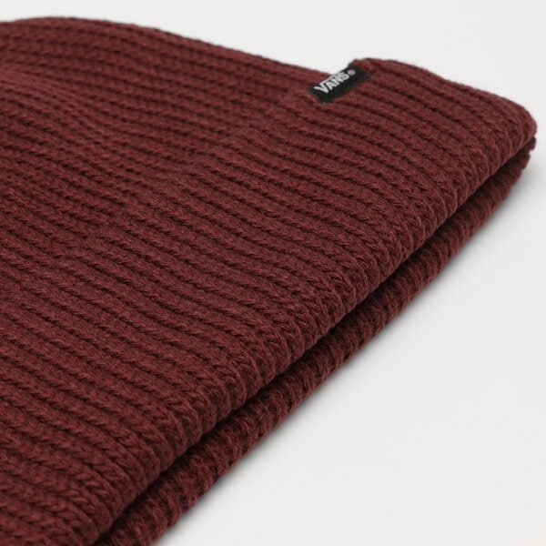 Sieviešu ziemas cepure VANS CEPURE MN CORE BASICS BEANIE vn000k9y4qu1 krāsa bordo