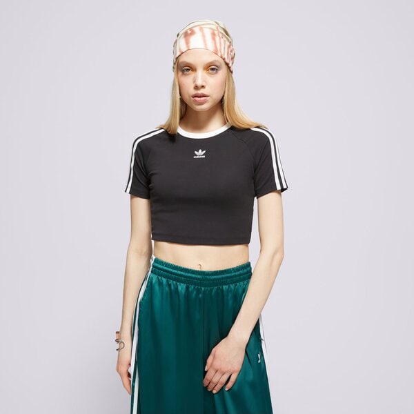 Krekli sievietēm ADIDAS T-KREKLS 3 S BABY TEE iu2532 krāsa melna