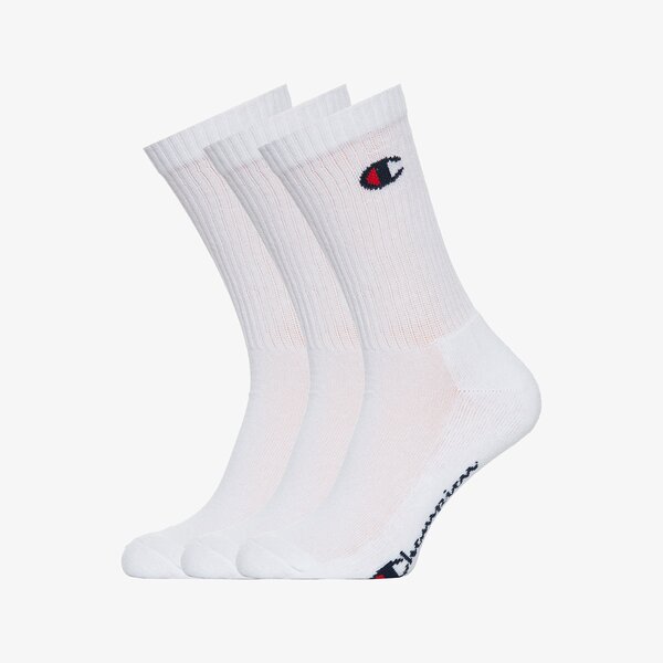 Sieviešu zeķes CHAMPION ZEĶES 3PK CREW SOCKS u24558ww001 krāsa balta