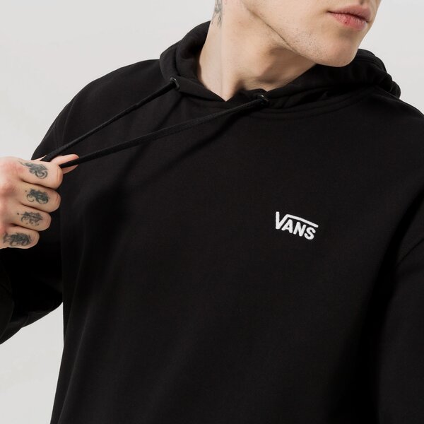 Vīriešu džemperis VANS  DŽEMPERIS AR KAPUCI    CORE BASIC PO FLEECE BLACK vn0a7ydvblk1 krāsa melna