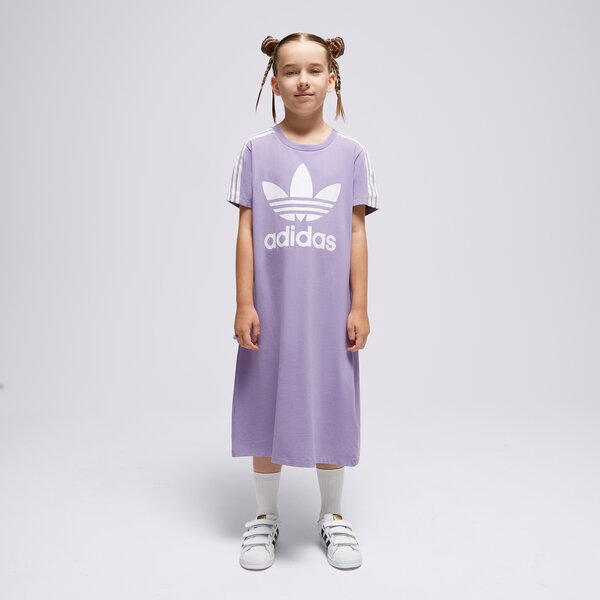 Bērnu šorti un kleitas ADIDAS KLEITA ADICOLOR SPORTA KOSTIMSS GIRL ic3112 krāsa zila