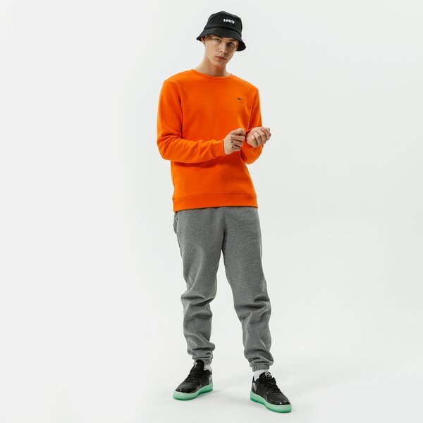 Vīriešu džemperis CONFRONT DŽEMPERIS SMALL LOGO CREW ORANGE cf321blm32002 krāsa oranža