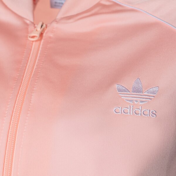 Džemperi bērniem ADIDAS DŽEMPERIS AR RĀVĒJSLĒDZĒJU  SST TRACK TOP GIRL h37864 krāsa rozā